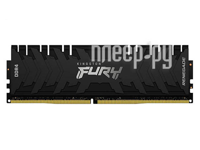 DDR4 16GB (2x8Gb) PC4-25600 3200MHz Kingston Fury Renegade Black Gaming Memory (KF432C16RB1/16) CL16