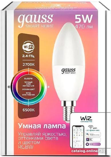 Умная лампа Gauss IoT Smart Home E14 (1100112)