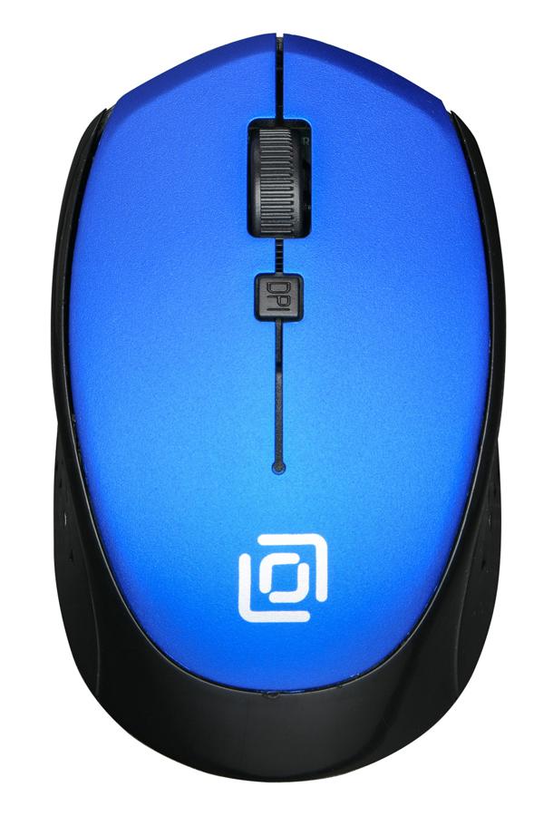 Mouse Wireless Oklick 488MW USB Blue-Black SR-1807