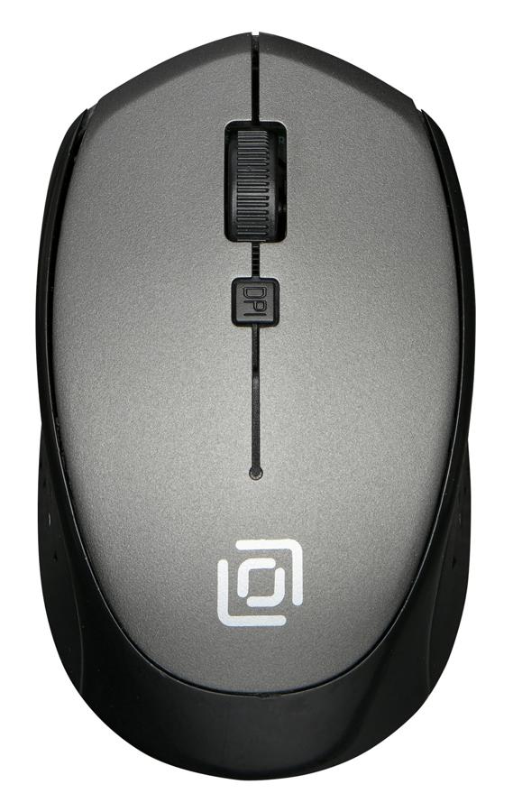 Mouse Wireless Oklick 488MW USB Grey-Black SR-1807