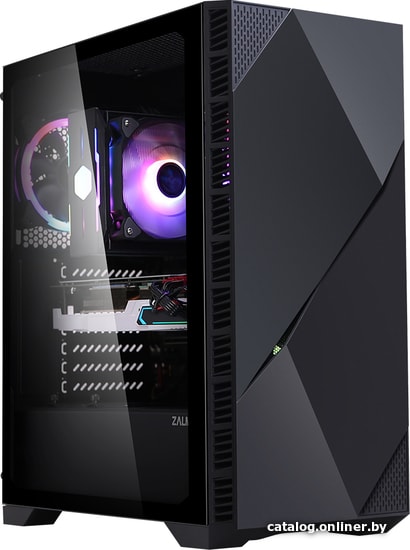 Корпус ATX без БП Zalman Z3 Iceberg Black с окном