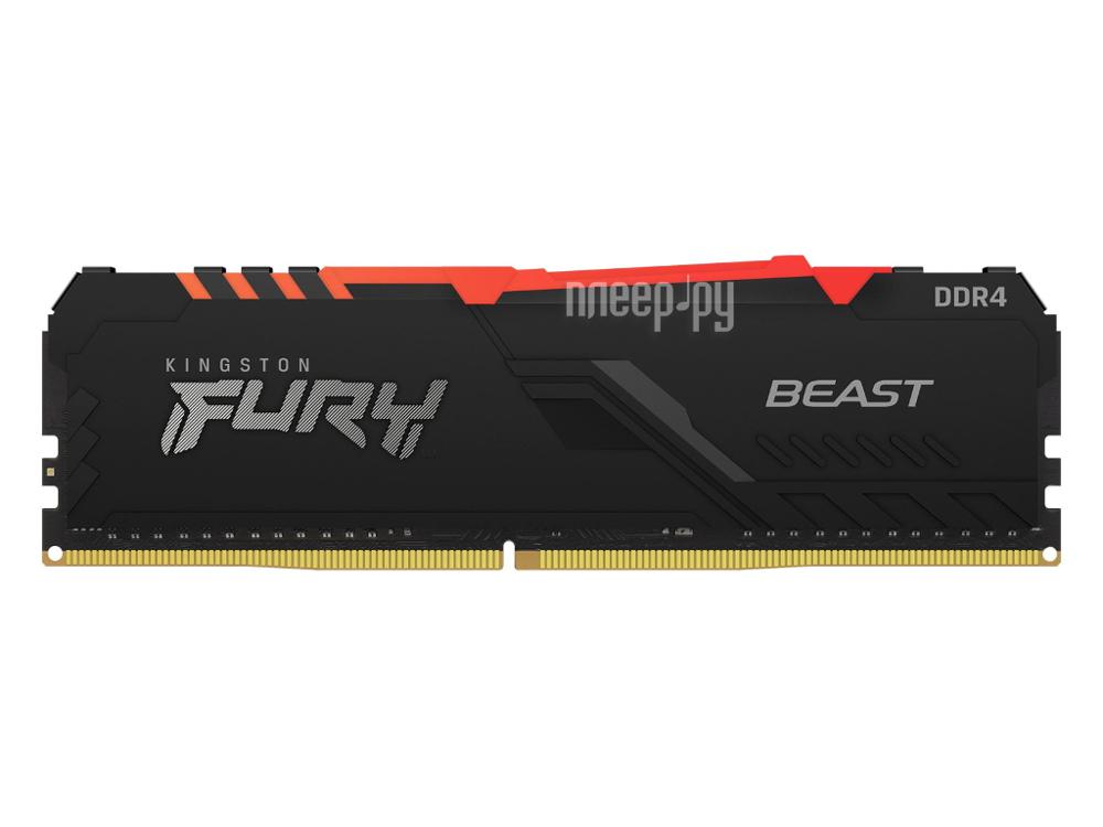 DDR4 8GB PC4-21300 2666MHz Kingston Fury Beast RGB DIMM CL16 KF426C16BBA/8