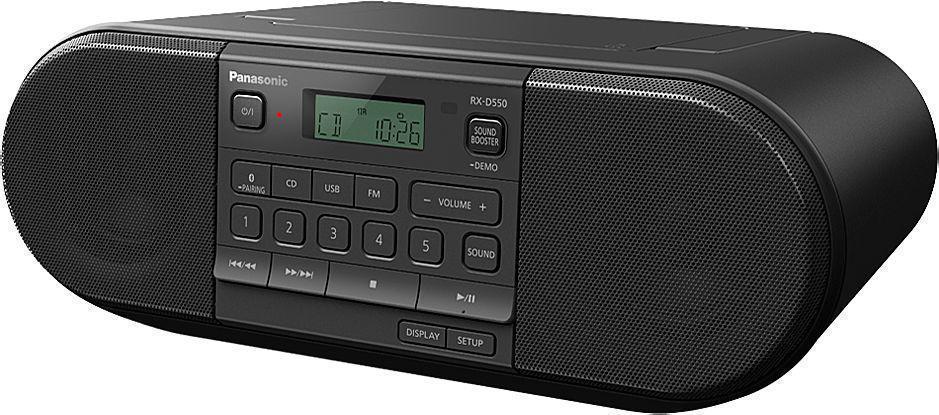 Портативная аудиосистема Panasonic RX-D550GS-K Black