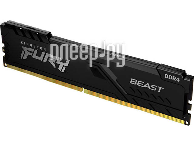DDR4 32GB PC-24000 3000MHz Kingston Fury Beast Black (KF430C16BB/32) CL16