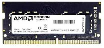 DDR4 16GB PC4-25600 3200MHz SO-DIMM AMD Radeon R9 (R9416G3206S2S-U)1.2V (1x16GB), RTL