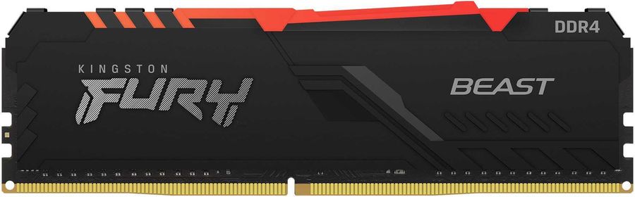 DDR4 DIMM 16GB PC24000 Kingston FURY Beast RGB CL 15T KF430C15BB1A/16