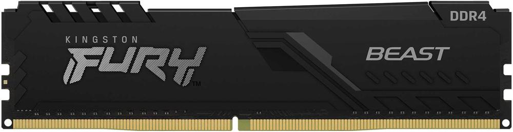 DDR4 16GB (1x16GB) PC4-21300 2666Hz Kingston Fury Beast Black CL16 KF426C16BB/16