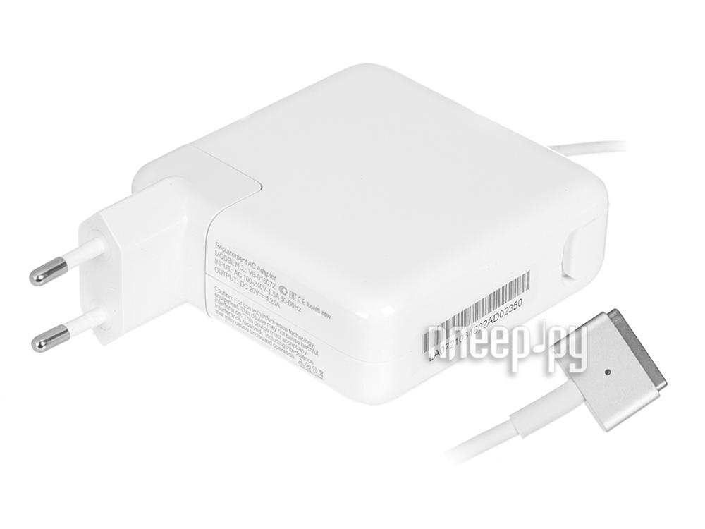 Блок питания Vbparts 20V 4.25A 85W MagSafe2 T-Shape Replacement для APPLE MacBook 016072