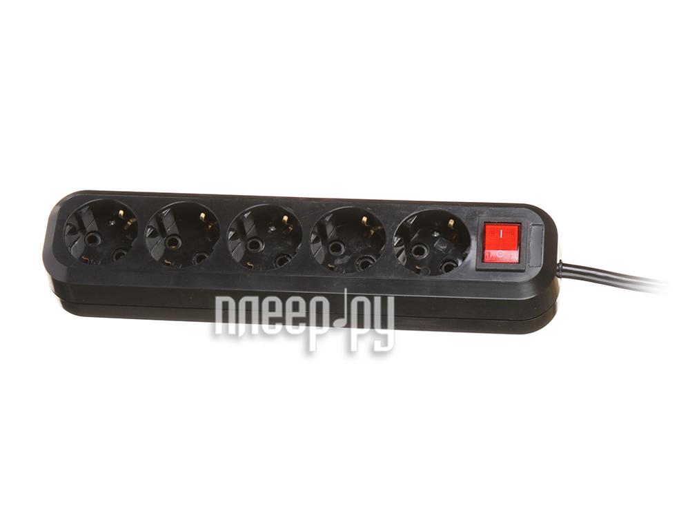Сетевой фильтр 5bites SP5B-330 5S / 3*1.5MM2 / 16A / ABS / 3M / BLACK
