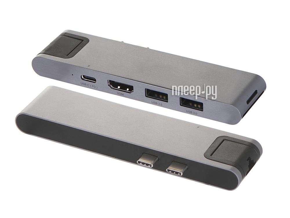 USB HUB Baseus Thunderbolt C / Pro Grey CAHUB-L0G