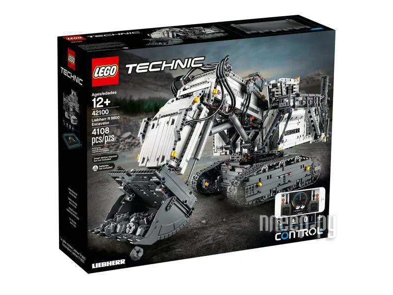 Конструктор Lego Technic Экскаватор Liebherr R 9800 4108 дет. 42100