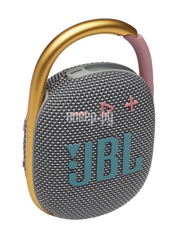 Портативная аудиосистема JBL Clip 4 Gray JBLCLIP4GRY