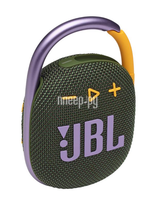 Портативная аудиосистема JBL Clip 4 Green JBLCLIP4GRN