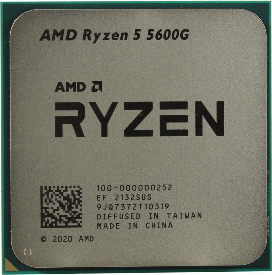 CPU Socket-AM4 AMD Ryzen 5 5600G 4.4GHz 6C/12T (100-000000252) OEM
