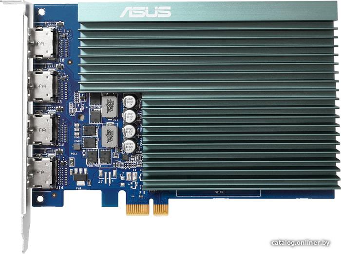 NVIDIA GeForce ASUS GT730 (GT730-4H-SL-2GD5) 2GB GDDR5 (902/5010Mhz, 64bit) HDCP HDMIx4 RTL