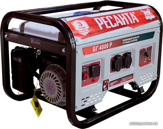 Генератор бензиновый Ресанта БГ 4000 Р 64/1/44