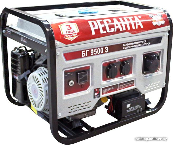 Генератор бензиновый Ресанта БГ 9500 Э 64/1/49