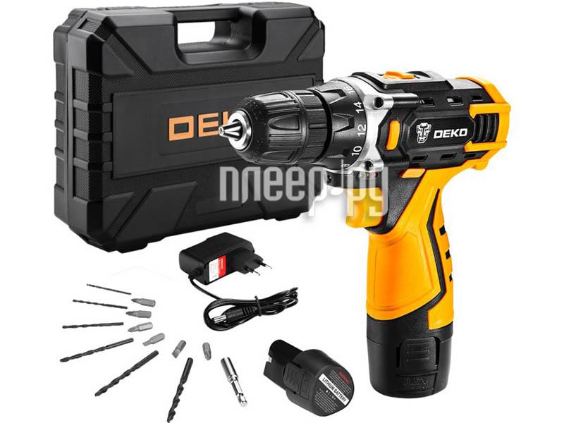 Дрель-шуруповерт Deko DKCD12FU-Li Set 3 063-4173