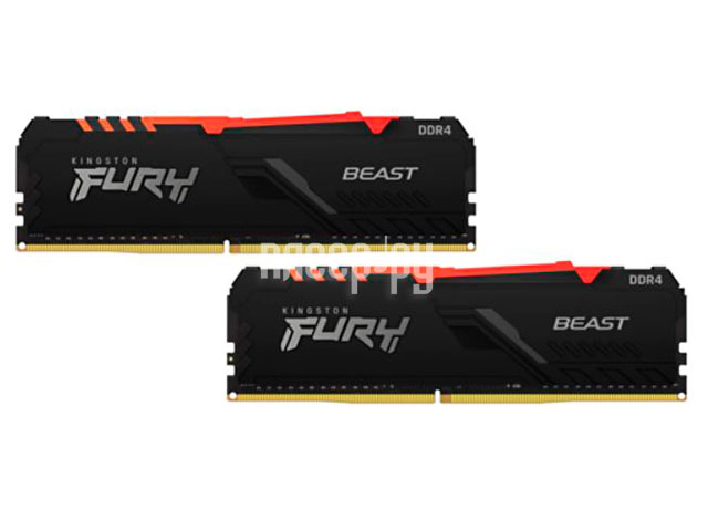 DDR4 32Gb (2x16Gb) 3200MHz PC-25600 Kingston Fury (KF432C16BB1AK2/32) CL16