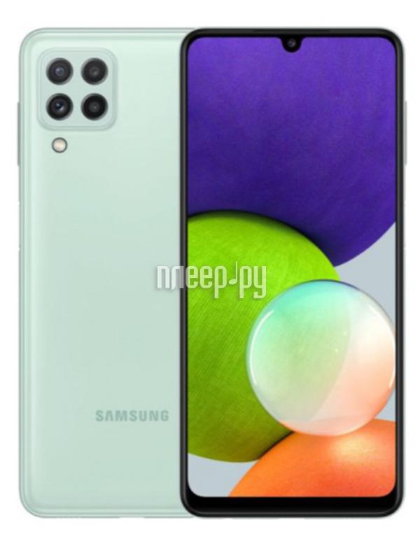 Смартфон Samsung Galaxy A22 SM-A225F (2021) 4Gb+64Gb Mint SM-A225FLGDSER