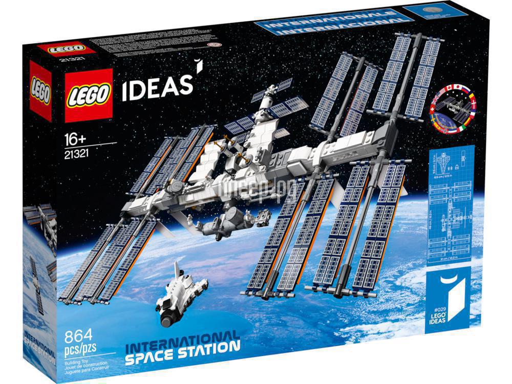 Конструктор Lego Ideas Международная Космическая Станция 864 дет. 21321