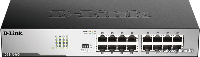 Switch D-Link DGS-1016D/I2A 16-port 10/100/1000Base-T