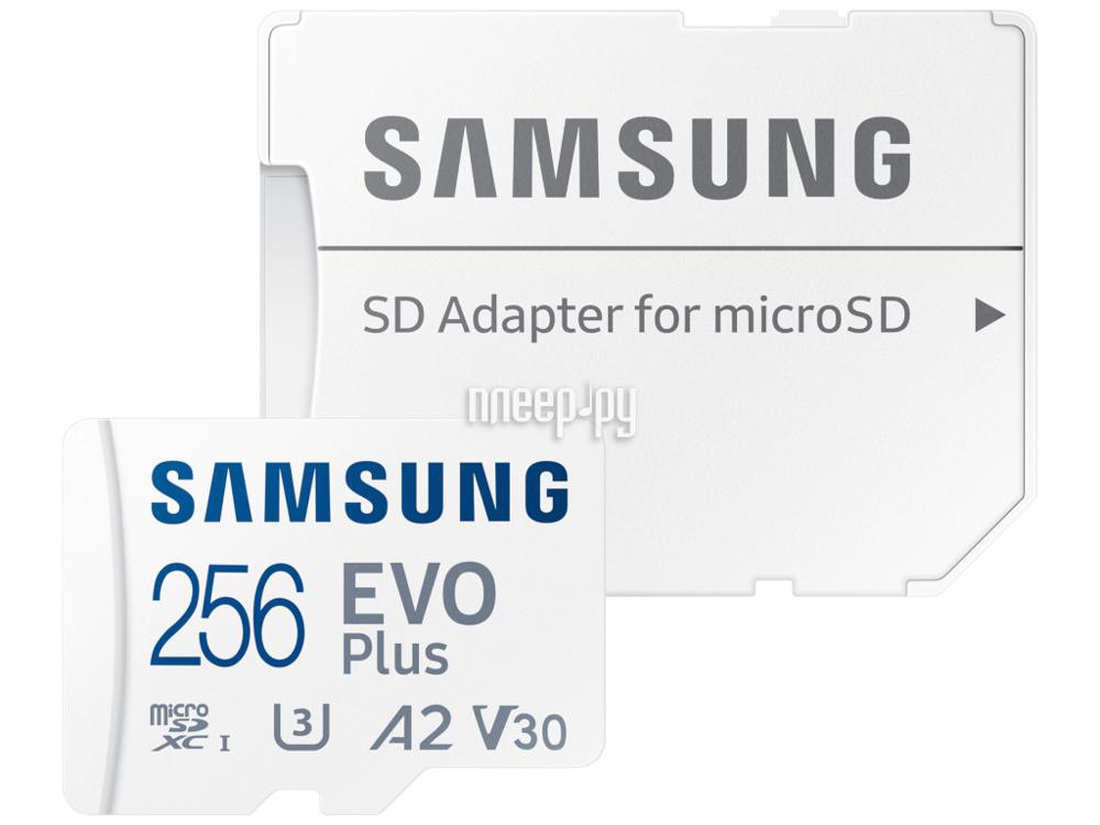 Micro SD 256 Gb Samsung Class 10 UHS-I U3 (EVO plus MB-MC256KA) (Adapter SD)