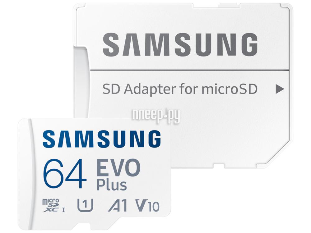 Micro SD 64 Gb Samsung EVO Plus UHS-I (MB-MC64KA/RU)