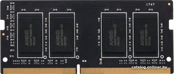 SO-DIMM DDR4 16GB (1x16Gb) PC4-21300 2666MHz ATI Radeon R7 Performance Series (R7416G2606S2S-U) CL16 RTL