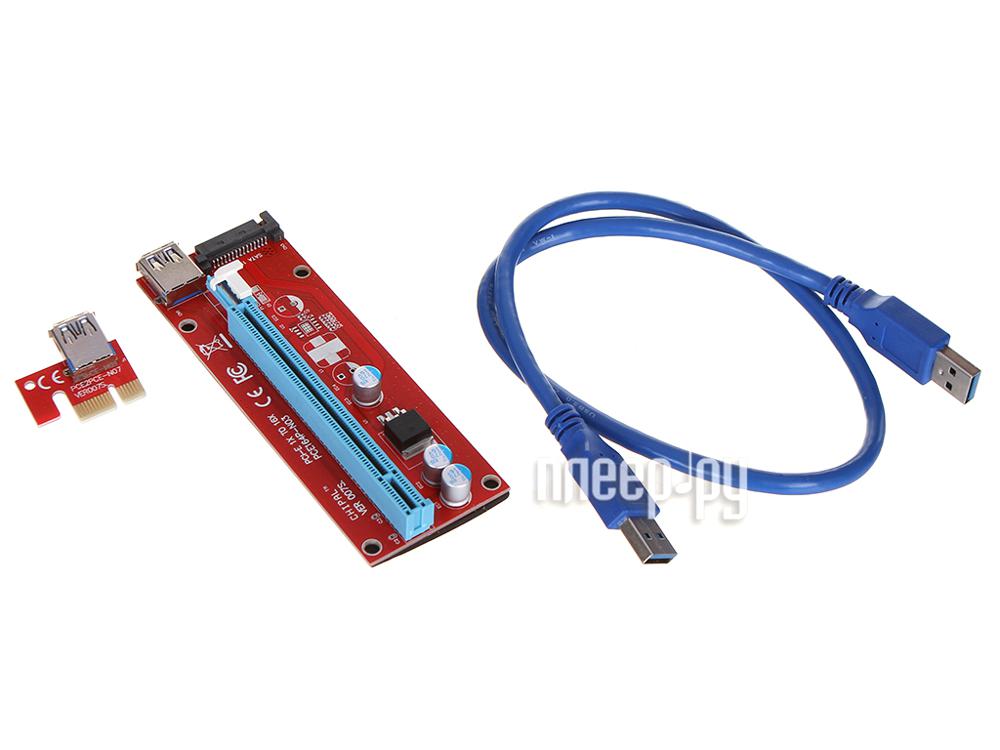 Райзер (удлинитель) Chipal PCI-E 1x to 16x 60cm