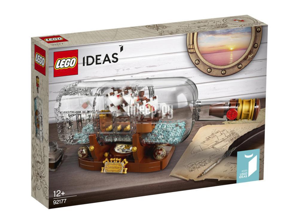 Конструктор Lego Ideas Корабль в бутылке 962 дет. 92177