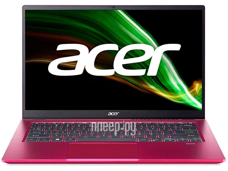 Ноутбук Acer Swift 3 SF314-511-397E (14" FHD, Intel Core Сi3-1115G4, 8Gb, 256GB SSD, No ODD, int., w\o OS, красный) NX.ACSER.003