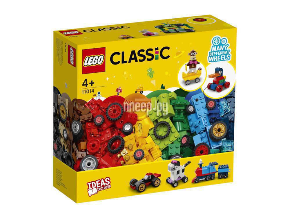 Конструктор Lego Classic Кубики и колеса 11014