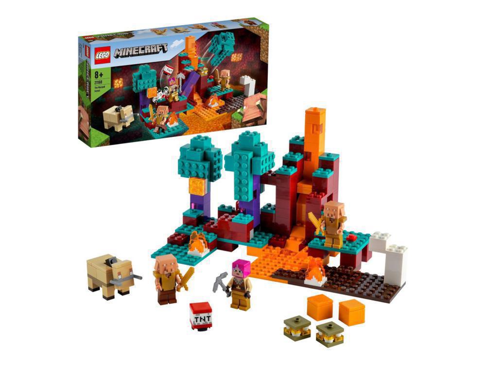 Конструктор Lego Minecraft Искаженный лес 21168