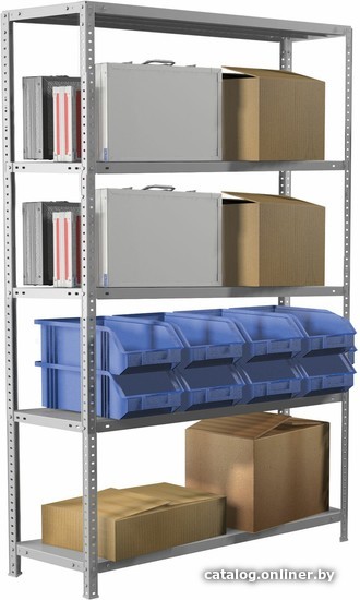 Стеллаж металлический Brabix Ms Plus-200/50-5 291110