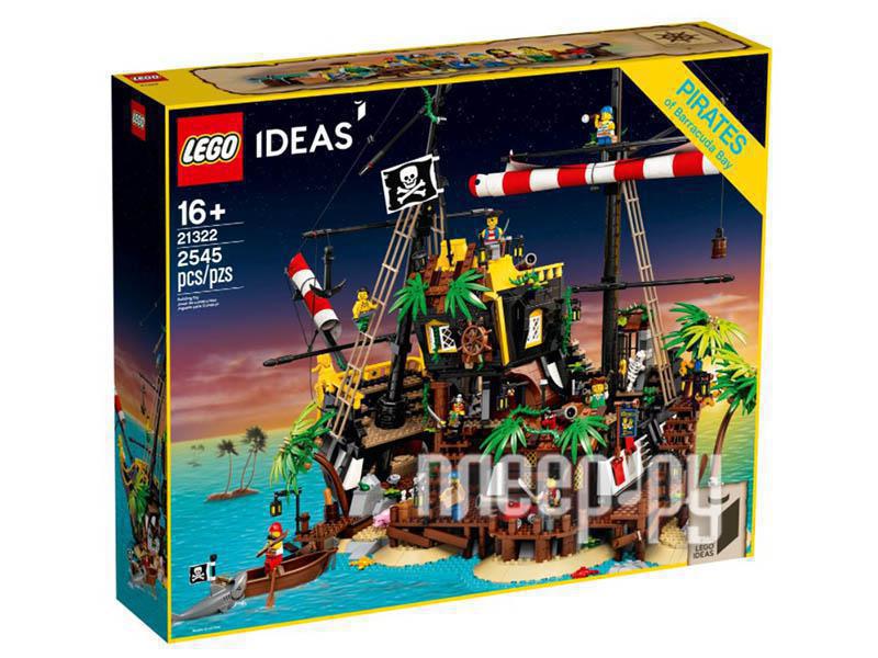 Конструктор Lego Ideas Пираты Залива Барракуды 2545 дет. 21322