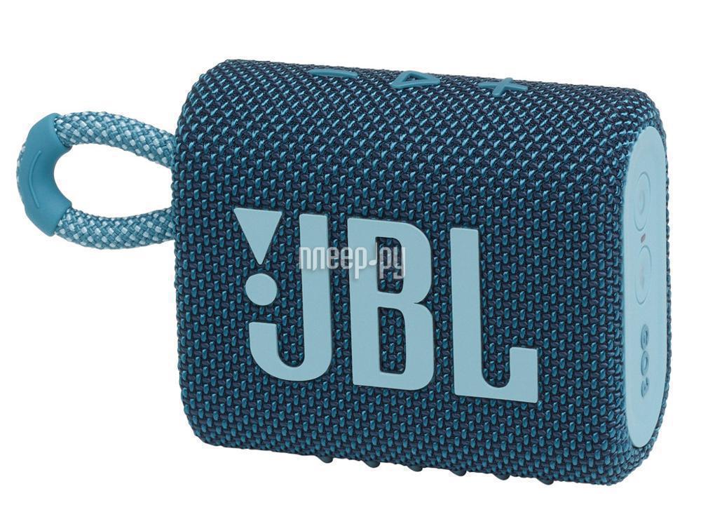 Портативная аудиосистема JBL Go 3 Blue JBLGO3BLU
