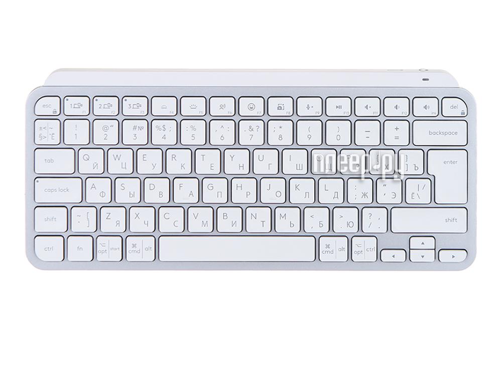 Клавиатура Logitech MX Keys Mini Minimalist Illuminated Pale Grey 920-010502