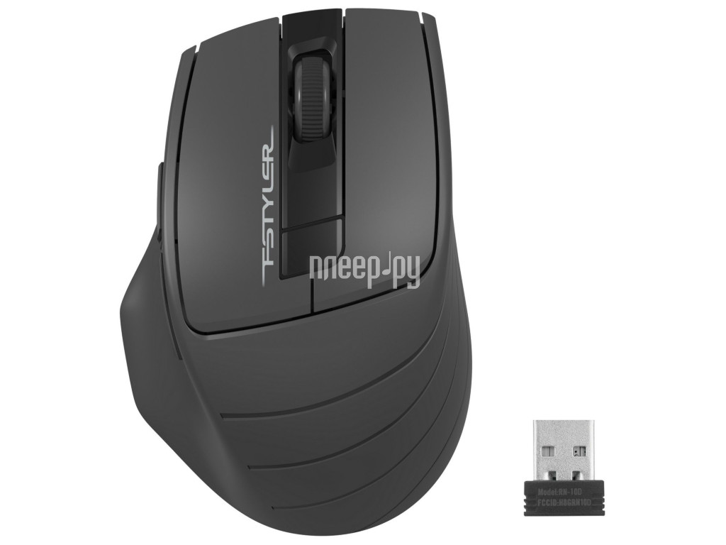 Mouse Wireless A4 Tech Fstyler FG30S Black-Grey