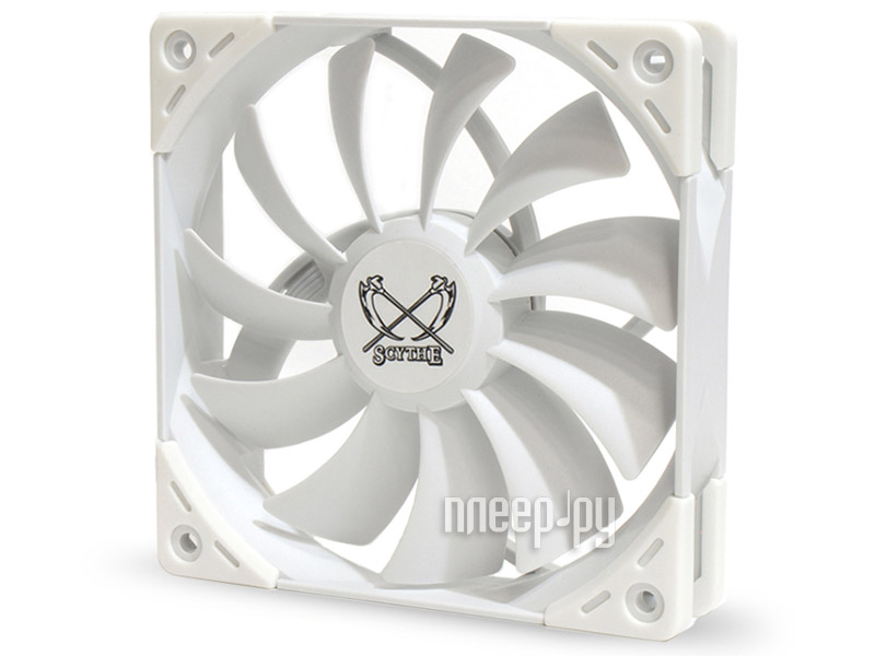 Вентилятор 120mm Scythe Kaze Flex 120mm White PWM Fan 1800rpm KF1225FD18W-P