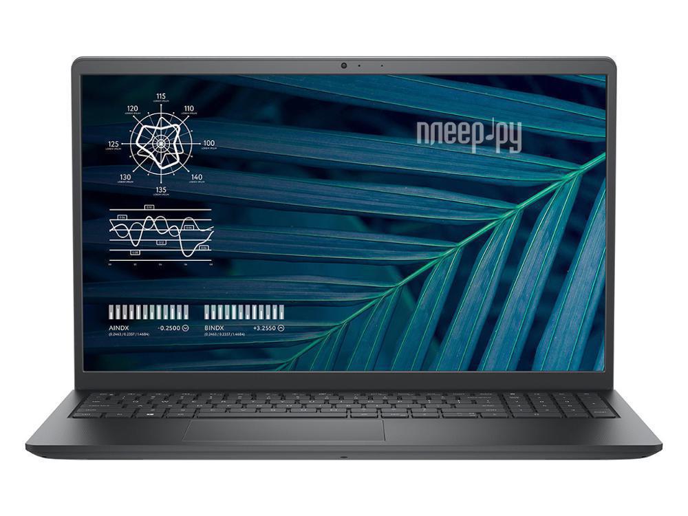 Ноутбук Dell Vostro 3510 Core i5 1135G7 8Gb SSD256Gb NVIDIA GeForce MX350 2Gb 15.6" WVA FHD (1920x1080) Windows 10 Professional upgW11Pro black WiFi BT Cam 3510-0147
