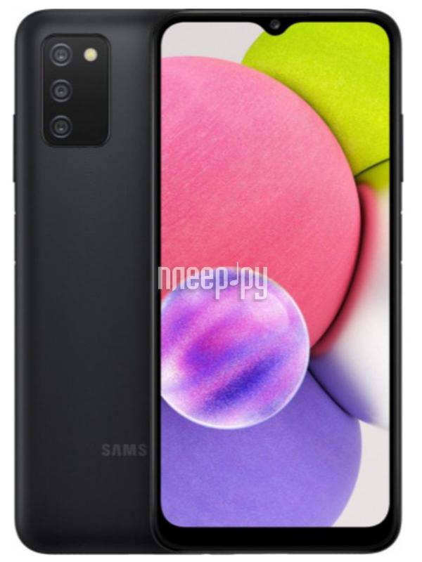Смартфон Samsung Galaxy A03s 64Gb Black SM-A037FZKGSER