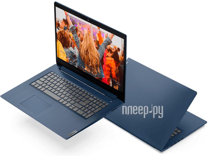 Ноутбук Lenovo IdeaPad 3 17ITL6 (17.3" Intel Pentium Gold 7505 2.0ГГц 8ГБ 256ГБ SSD Intel UHD Graphics Windows 10 синий) 82H9003PRU