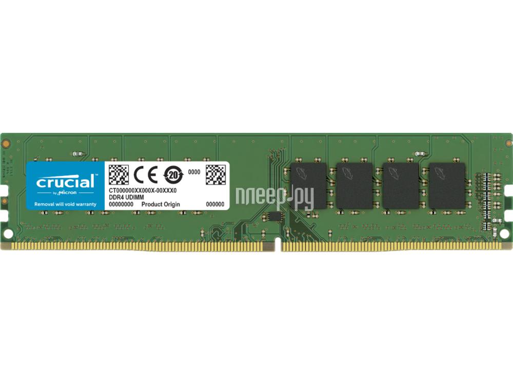DDR4 16GB (1x16Gb) PC4-25600 3200MHz Crucial (CT16G4DFRA32A) CL22 1.2V RTL