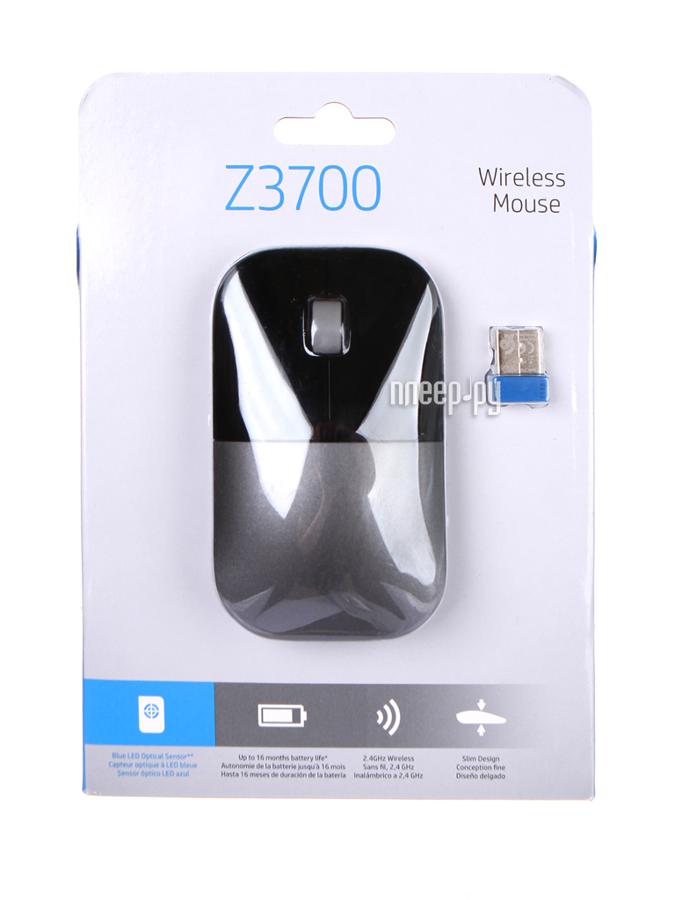 Mouse Wireless HP Z3700 Silver-Black X7Q44AA