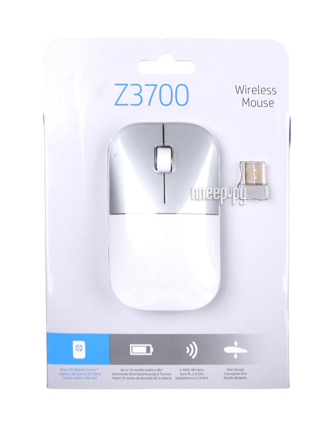 Mouse Wireless HP Z3700 White-Silver 171D8AA