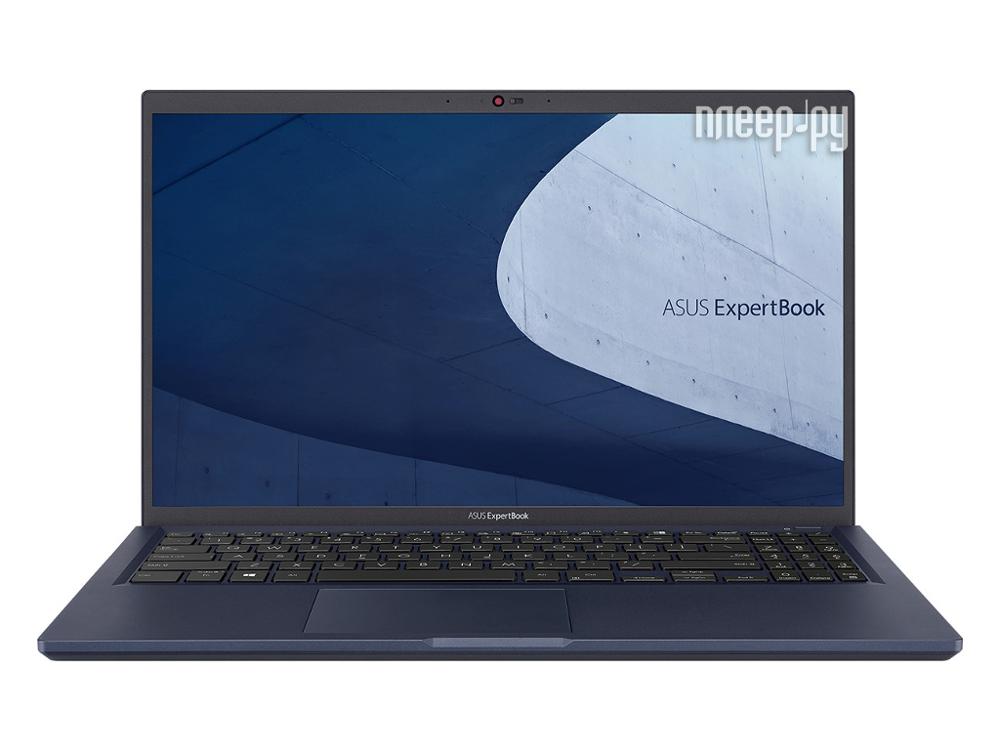 Ноутбук ASUS Expertbook B1500CEAE-BQ0387T 15.6" Intel Core i3 1115G4 3.0ГГц 8ГБ 256ГБ SSD Intel UHD Graphics Windows 10 черный 90NX0441-M05900