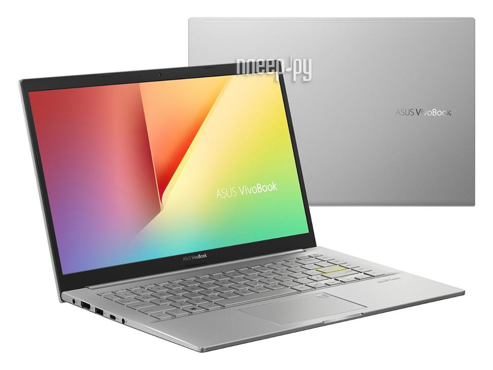 Ноутбук ASUS VivoBook K413JA-EB325 14" IPS Intel Core i5 1035G1 1.0ГГц 8ГБ 512ГБ SSD Intel UHD Graphics noOS серебристый 90NB0RCB-M08080