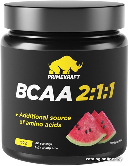 Аминокислоты BCAA PRIME KRAFT 2:1:1 (150г, арбуз)