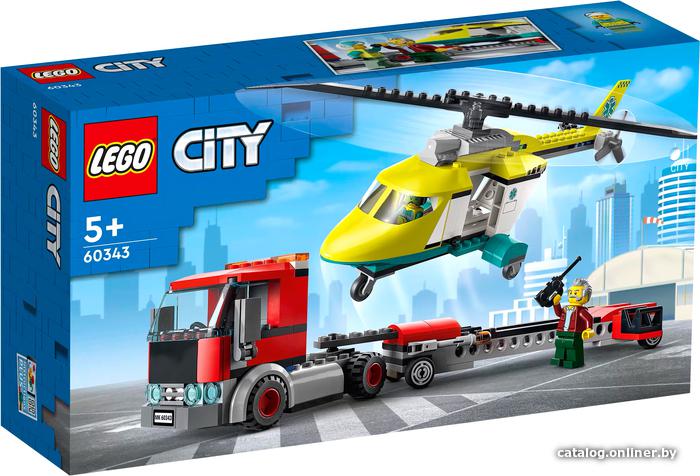 Конструктор Lego City Грузовик для спасательного вертолета 60343